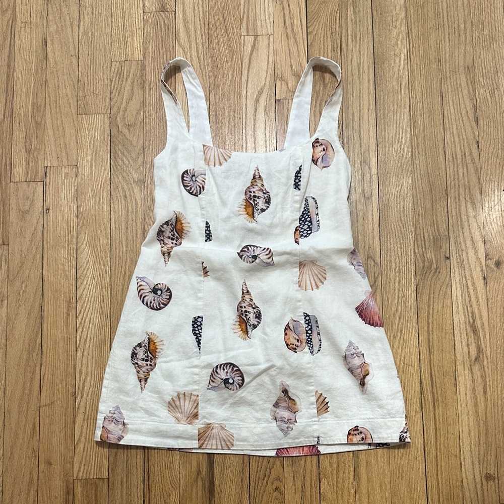 Show Me Your Mumu - Steph Mini Dress Shell Linen